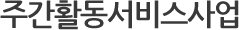 주간활동서비스사업